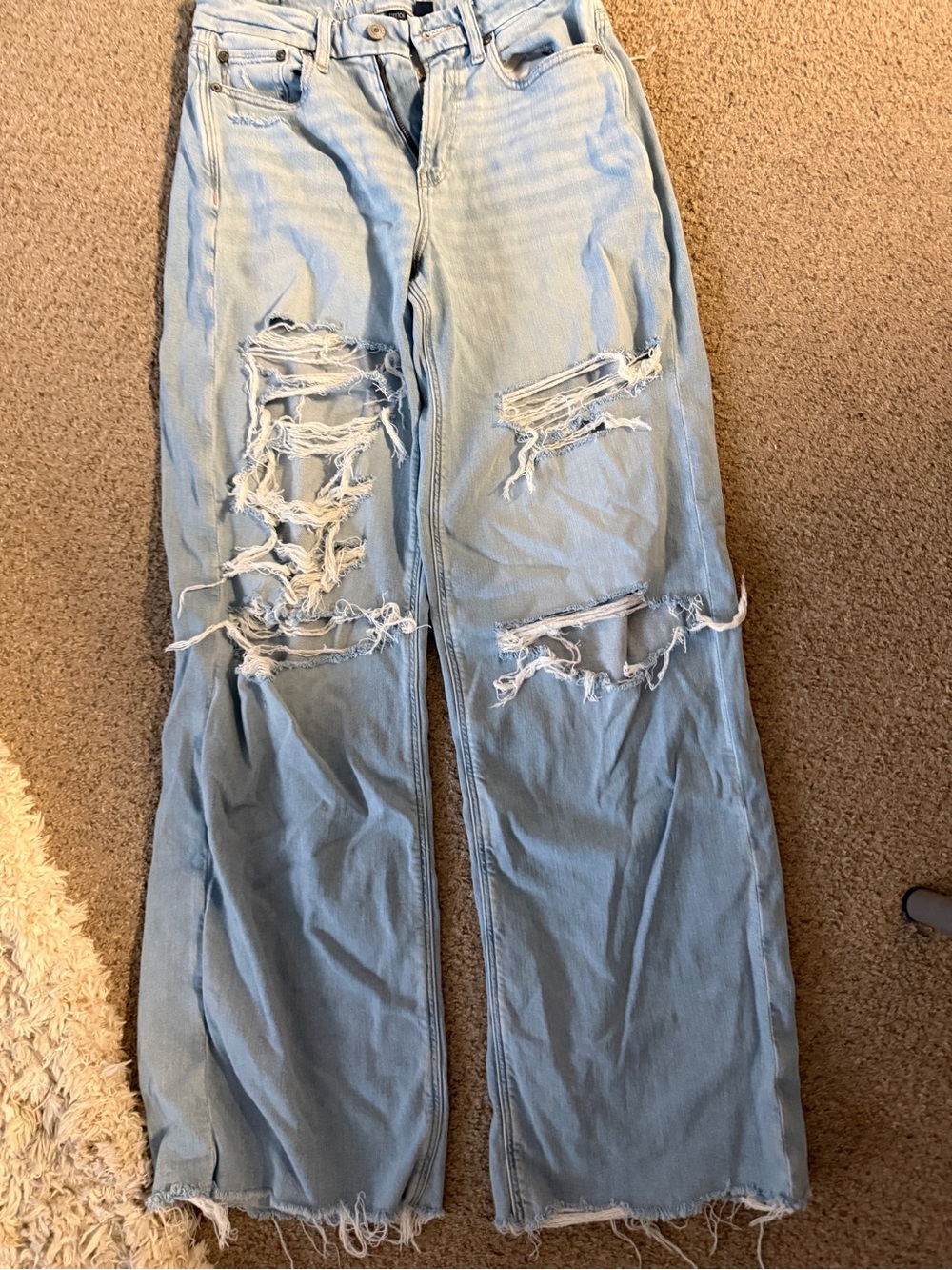 Old navy Light Blue Distressed Women's Jeans